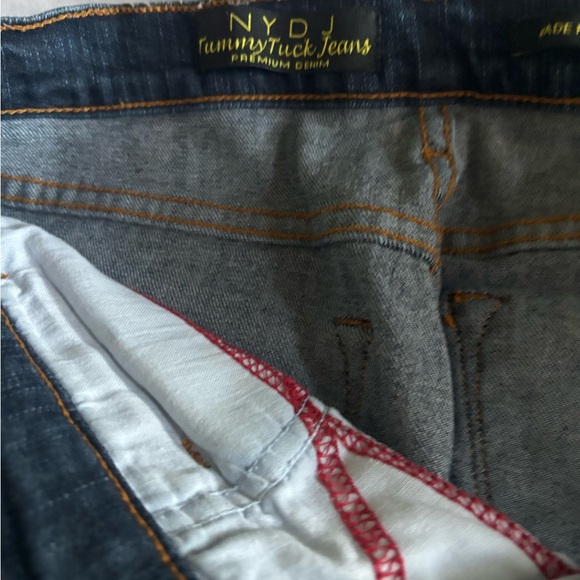 NYDJ Tummy Tuck jeans ankle zip size 8 - Picture 3 of 7
